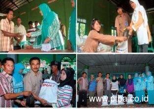 PTBA Gelar Pembagian Paket Nutrisi Penghujung Tahun 2013, Hari Kedua, 1.488 Paket Nutrisi Disalurkan 