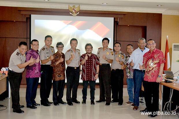 Kapolres Muara Enim Dukung PTBA Sebagai Objek Vital Nasional dengan Keamanan Maksimal