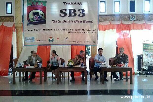 PTBA Adakan Pelatihan 500 Guru di Muara Enim