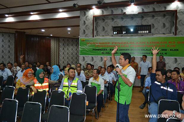 PTBA Gelar WorkshopPengendalian Pencemaran Air dan Pengelolaan Limbah B3