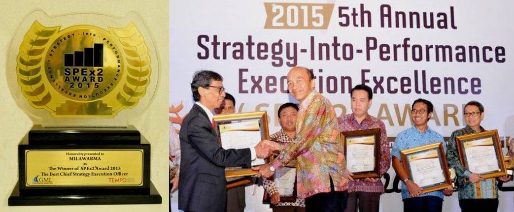 PTBA Raih Penghargaan The Best Chief Strategy Execution Officer