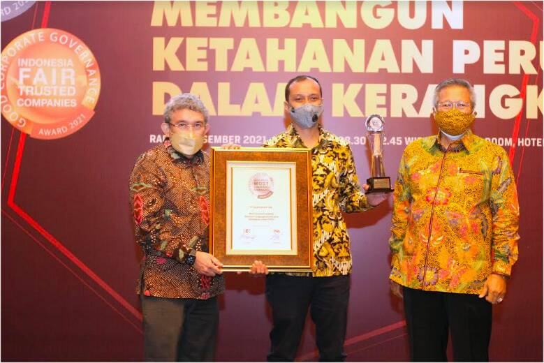 Bukit Asam Raih Penghargaan Most Trusted Company Dalam Corporate Governance Perception Index (CGPI) Award 2021