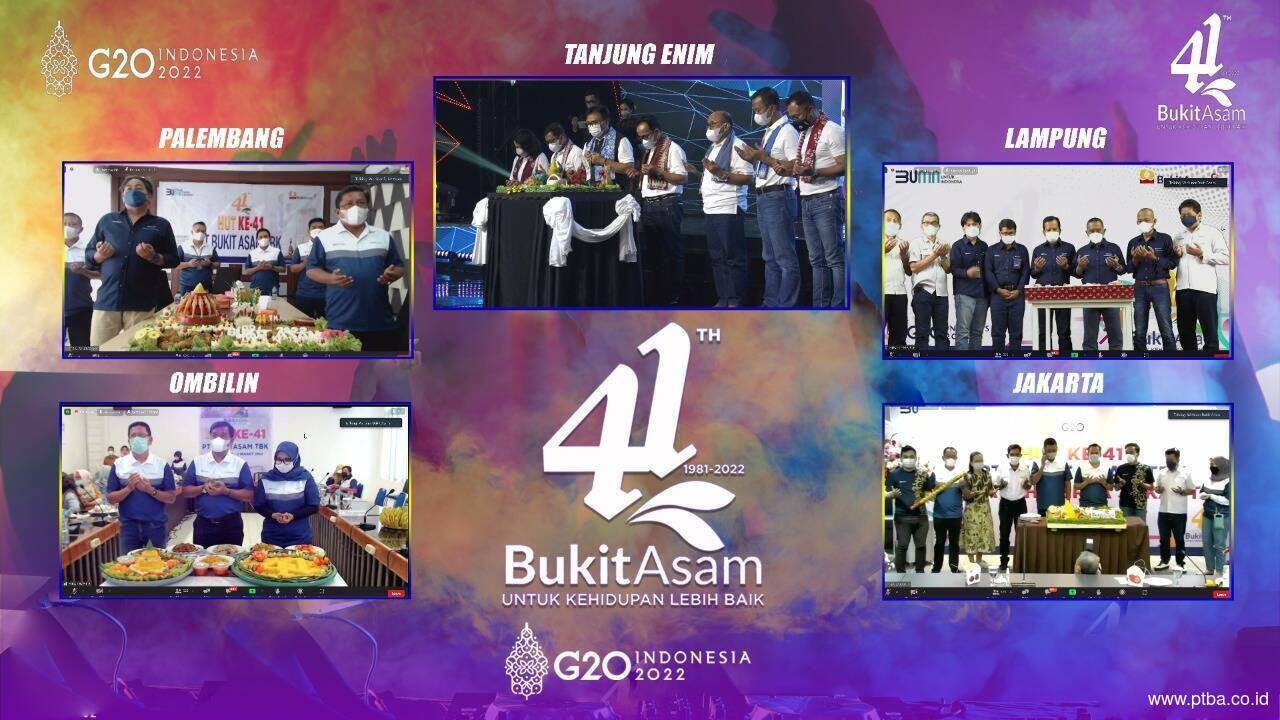 Peringati HUT Ke-41, Bukit Asam Gelorakan Transformasi