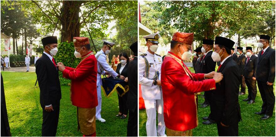 2 Pegawai Bukit Asam Dianugerahi Tanda Kehormatan dari Presiden Jokowi