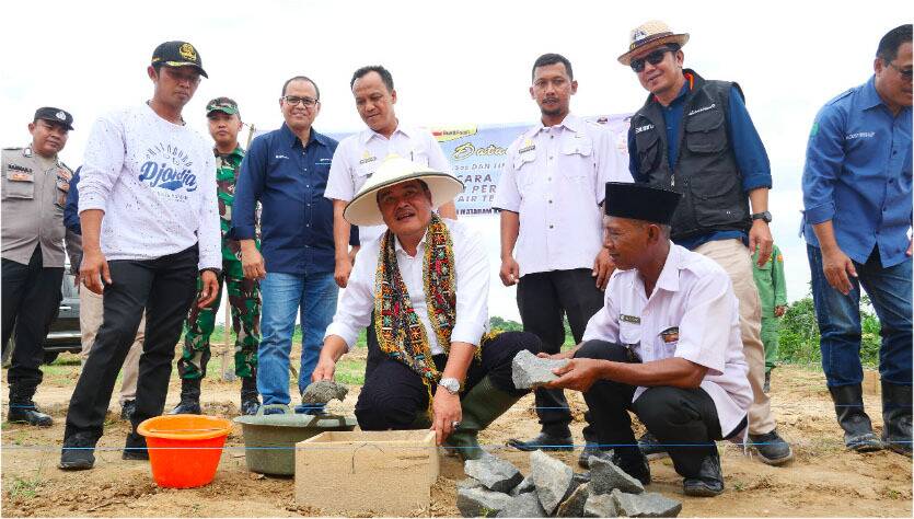 Bukit Asam Bangun PLTS Irigasi untuk 150 Hektar Sawah di Lampung Tengah