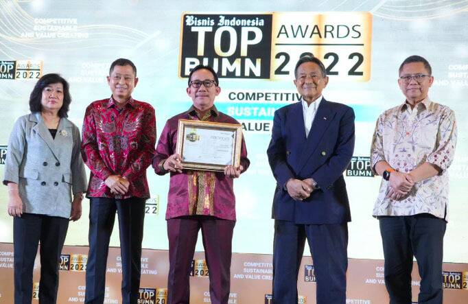 PTBA Borong 3 Penghargaan di ajang Top BUMN Awards 2022