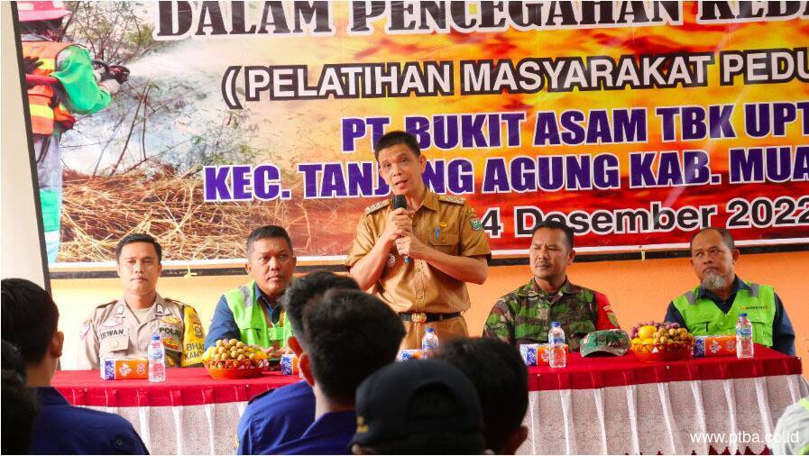 Cegah Kebakaran, PTBA Gelar Pelatihan untuk Masyarakat di 14 Desa