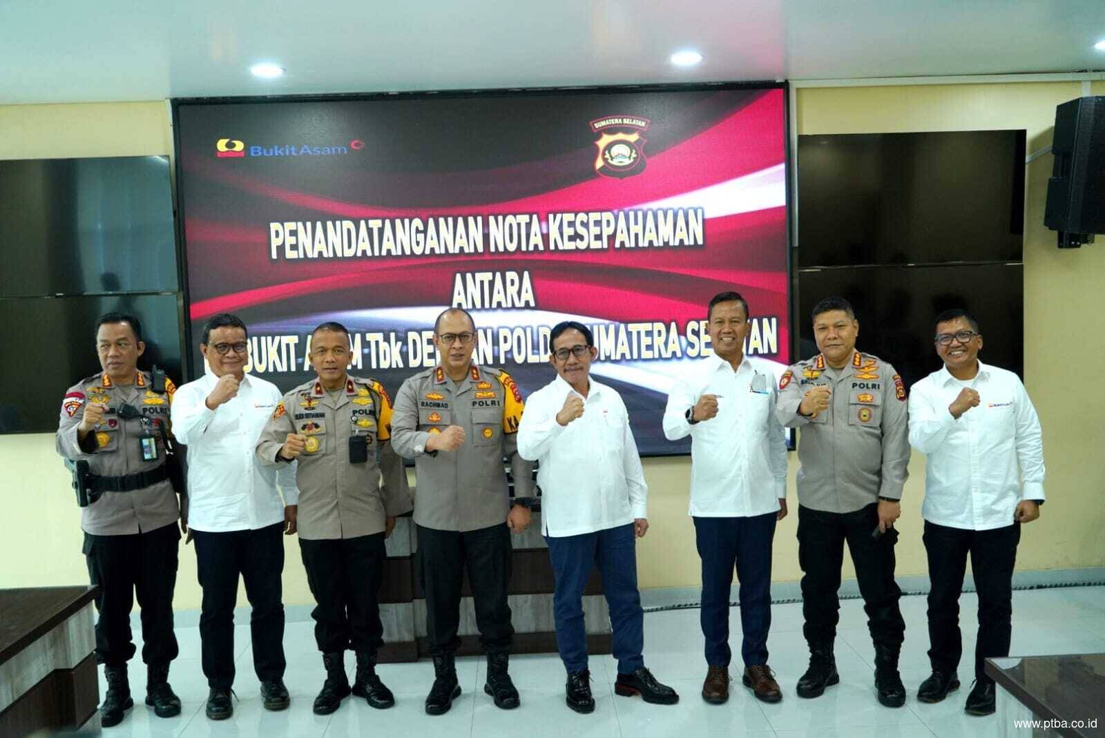 PTBA Gandeng Polda Sumsel untuk Pengamanan Objek Vital Nasional