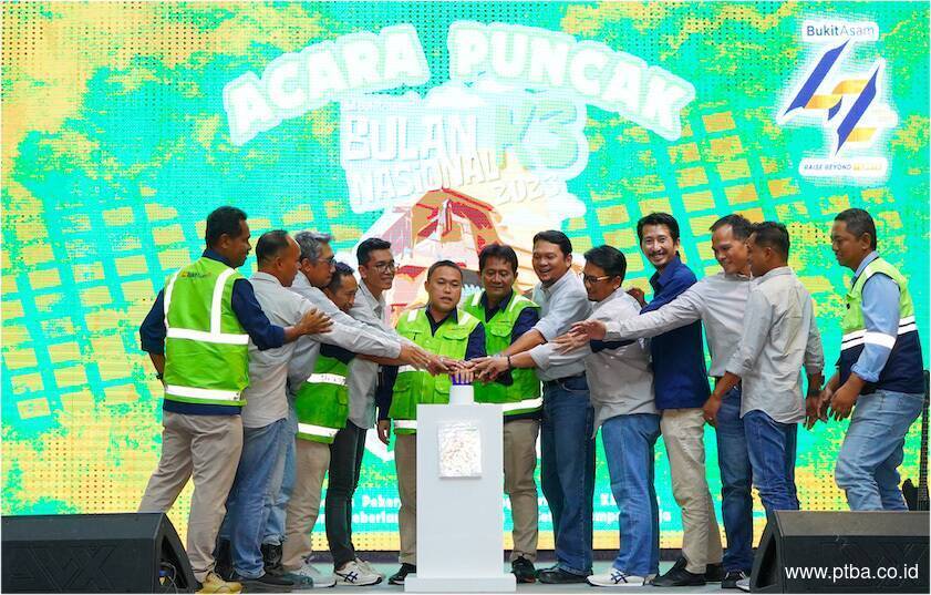 Tutup Bulan K3, PTBA Fokus Tingkatkan Keselamatan dan Kesehatan Kerja