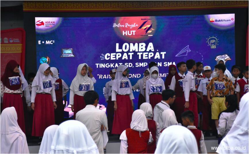 Lomba Cerdas Tepat untuk Pelajar Meriahkan HUT Ke-42 Bukit Asam
