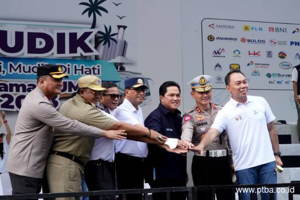 Mudik Bersama BUMN 2023, Bukit Asam Berangkatkan Ratusan Pemudik