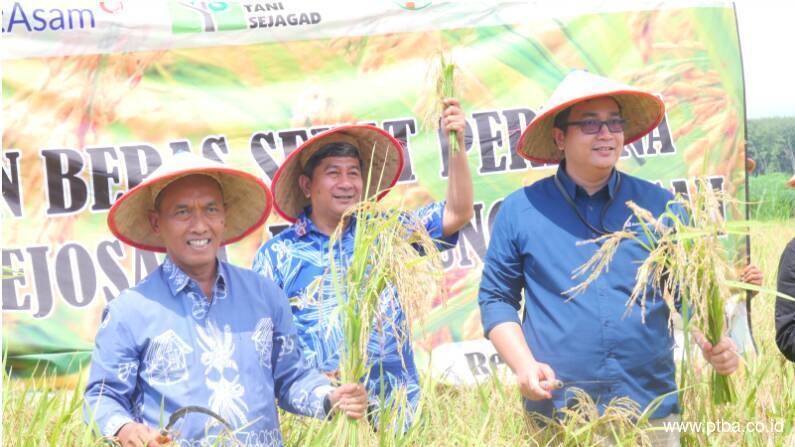 Dukungan Bukit Asam untuk Wujudkan Pertanian Ramah Lingkungan