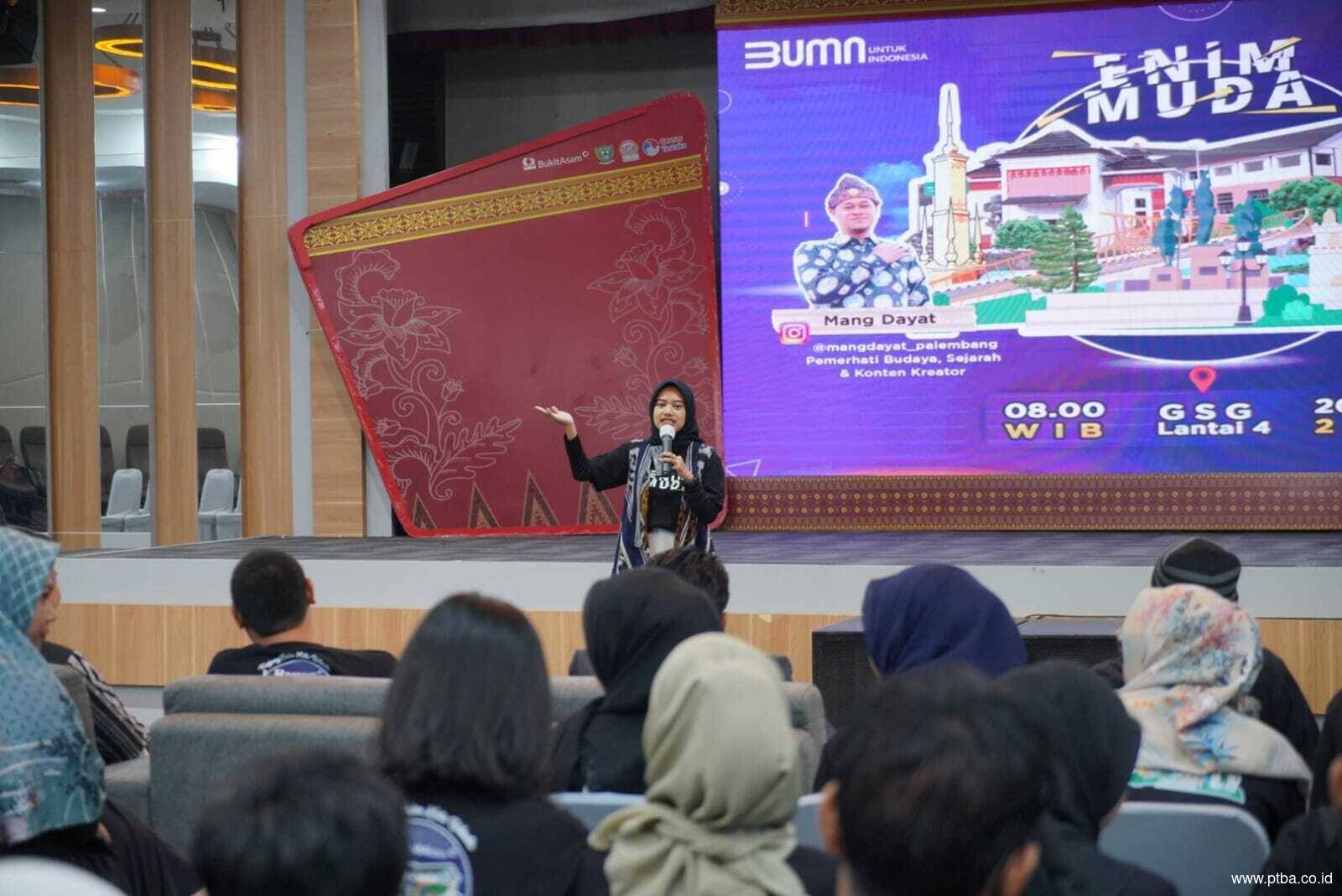 PTBA Ajak Milenial dan Gen Z Promosikan Tanjung Enim Kota Wisata