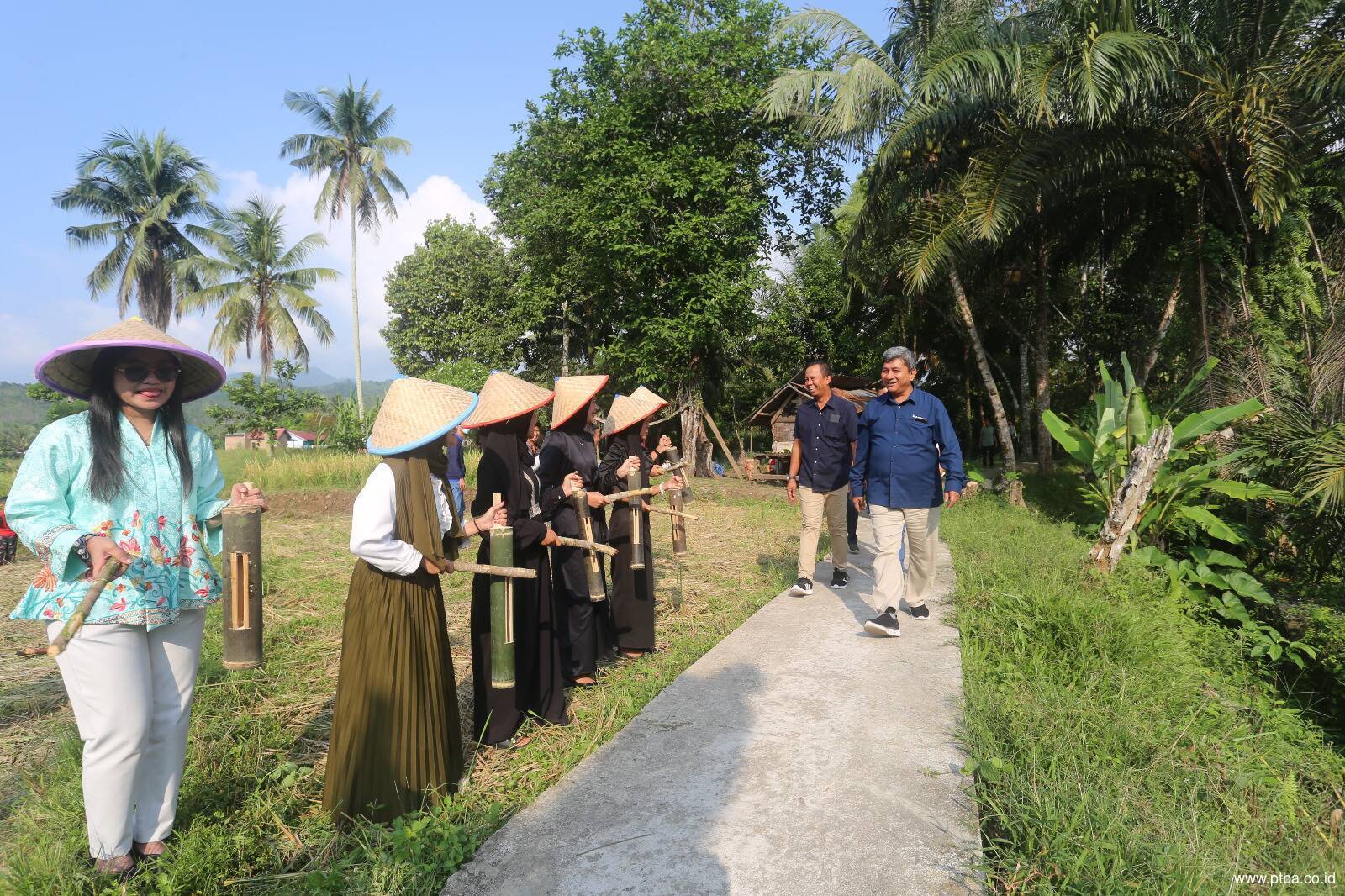 Bukit Asam Bring Welfare for Farmers Through Organic Rice Cultivation