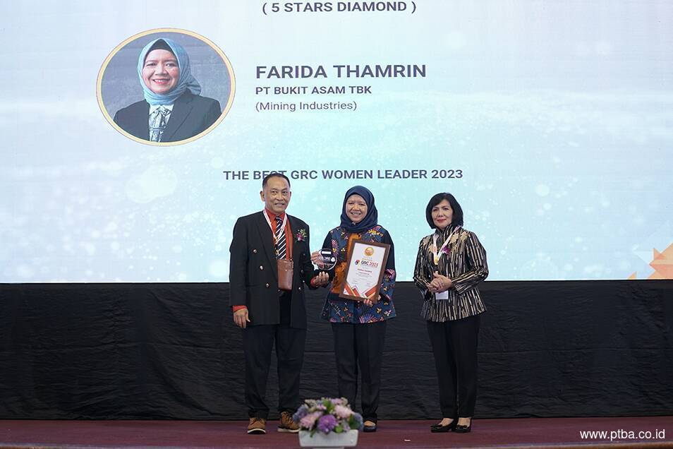 Terapkan Standar GRC Tinggi, Bukit Asam (PTBA) Borong 4 Penghargaan