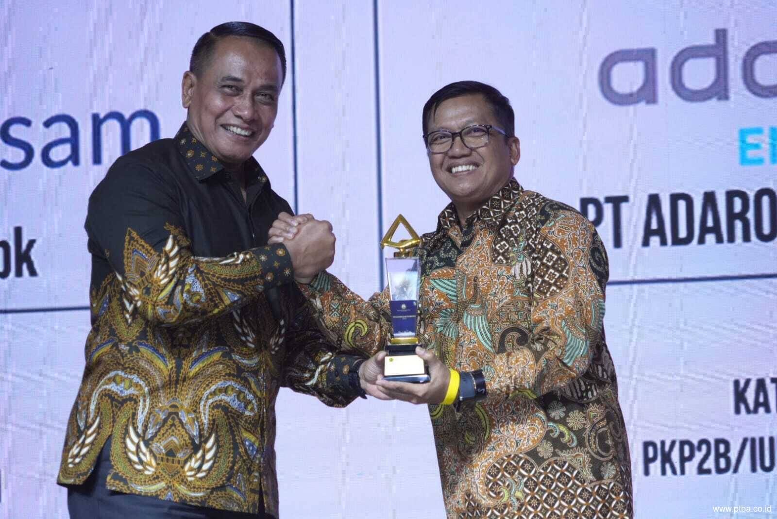 Bukit Asam (PTBA) Sabet 2 Penghargaan Subroto 2023 dari Kementerian ESDM