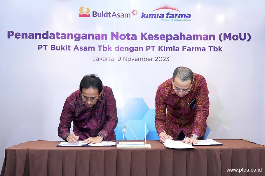 Bukit Asam (PTBA) dan Kimia Farma (KAEF) Jajaki Kerja Sama di Bidang Kesehatan