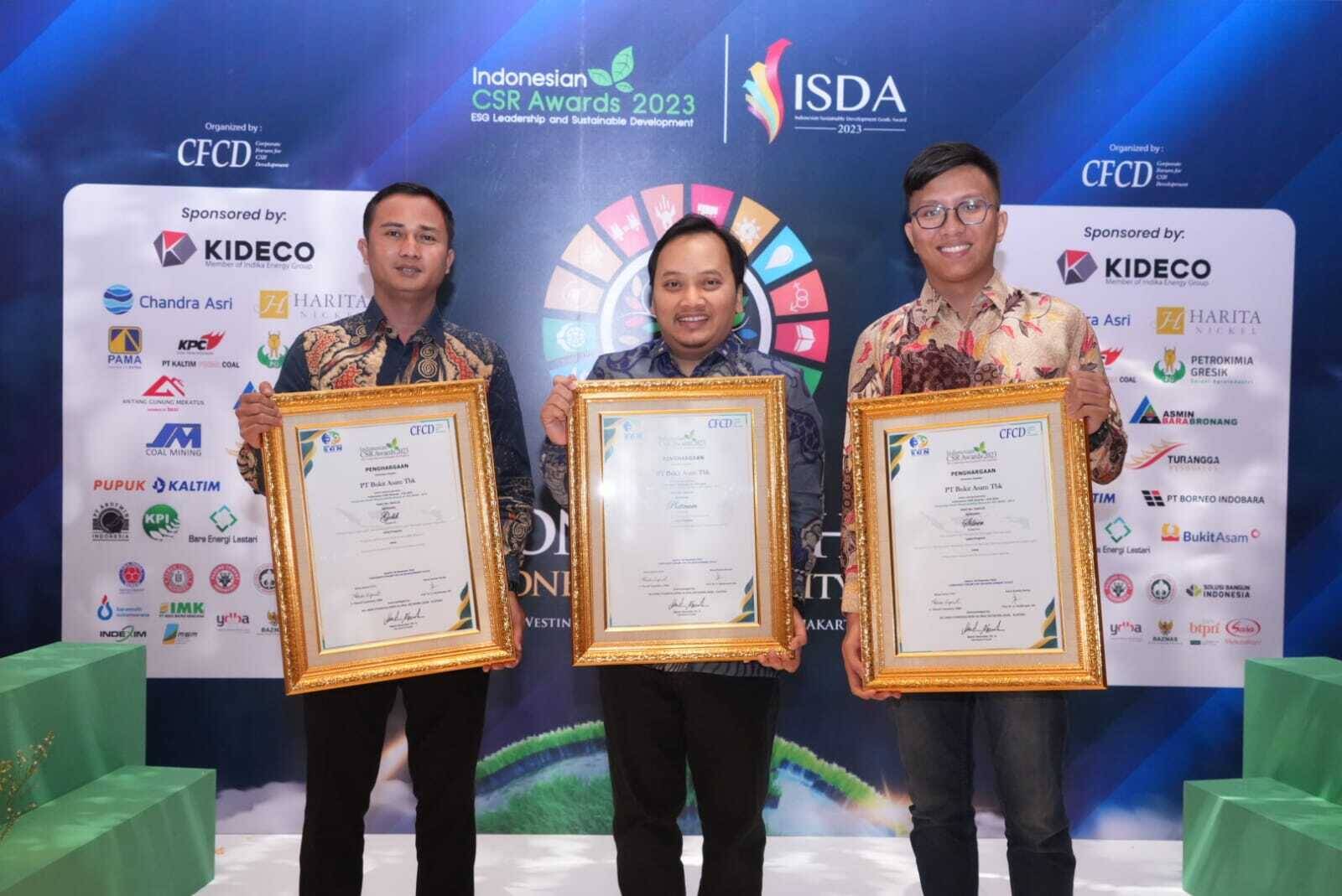 Jalankan CSR Berkelanjutan, Bukit Asam (PTBA) Borong 3 Penghargaan ICA 2023
