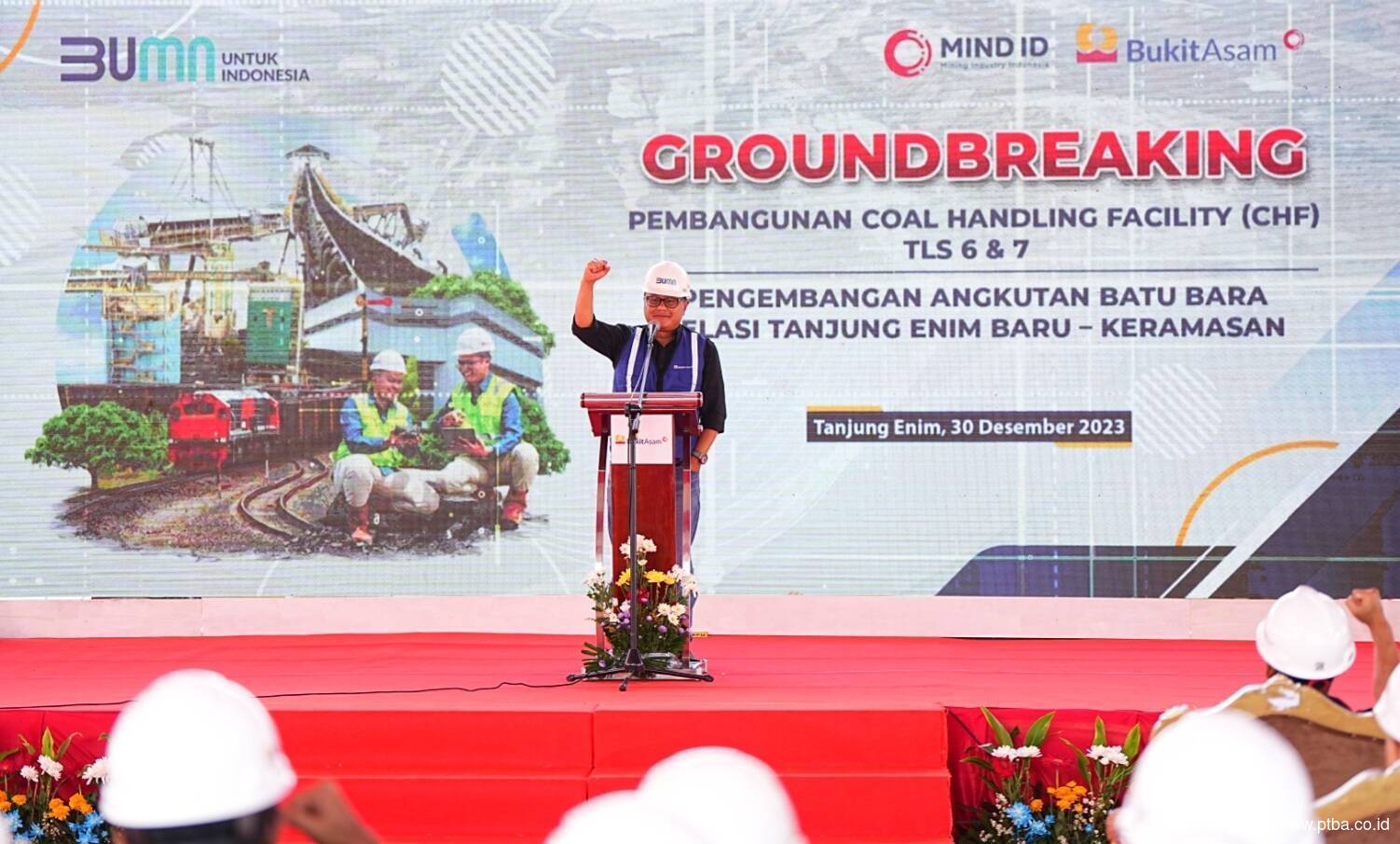Tambah Kapasitas Angkutan Batu Bara, Bukit Asam (PTBA) Bangun Fasilitas Baru