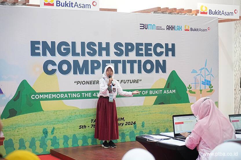 Dukung Kemampuan Akademik Pelajar, Bukit Asam Hadirkan Lomba Cepat Tepat dan Speech Competition