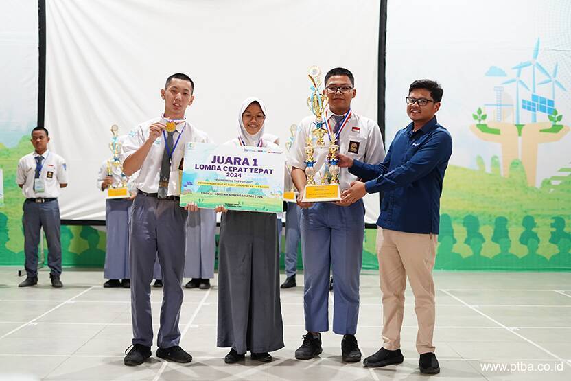 Dukung Kemampuan Akademik Pelajar, Bukit Asam Hadirkan Lomba Cepat Tepat dan Speech Competition