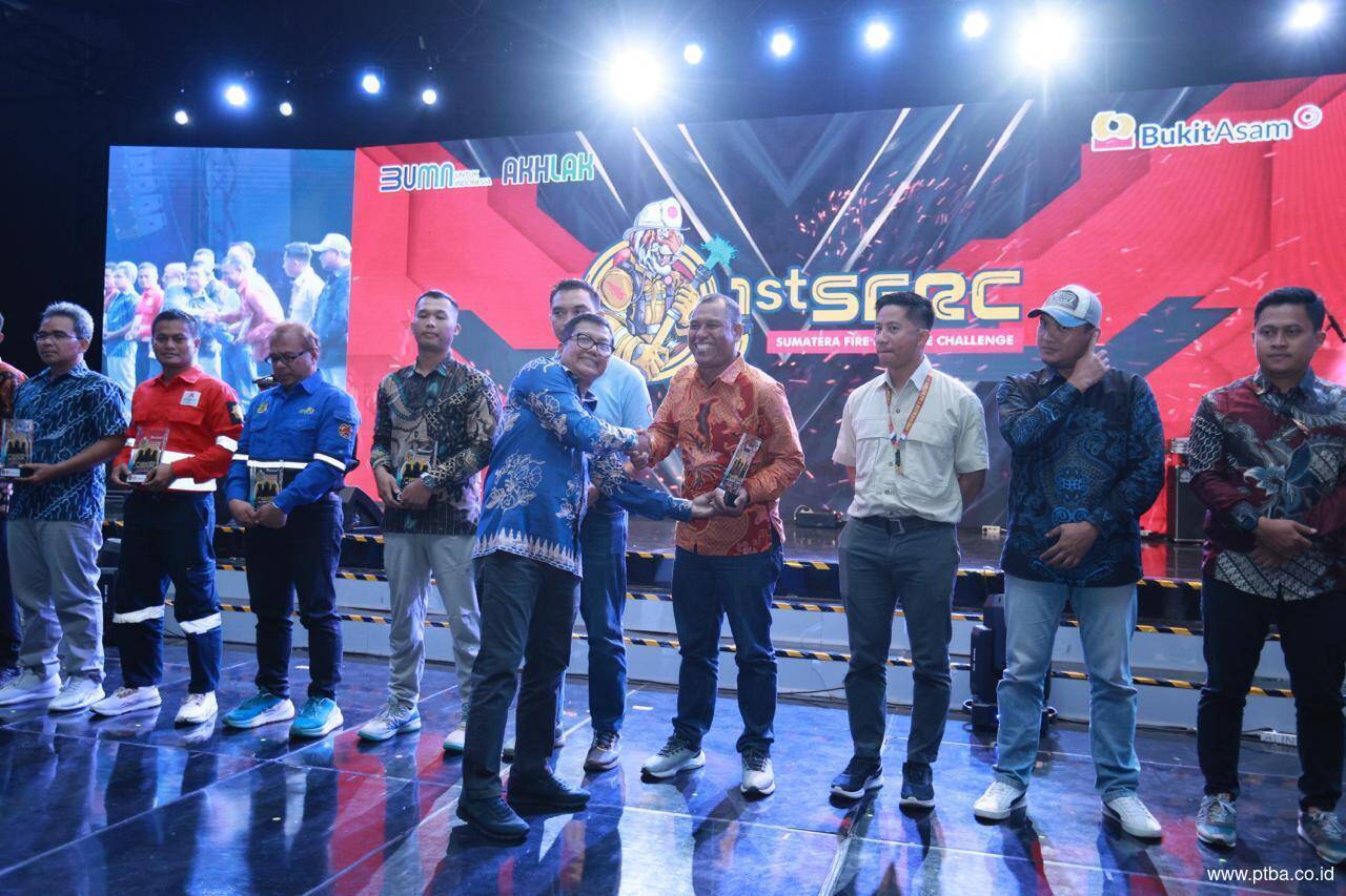 Jadi Tuan Rumah Sumatera Fire & Rescue Challenge, Bukit Asam Borong Penghargaan