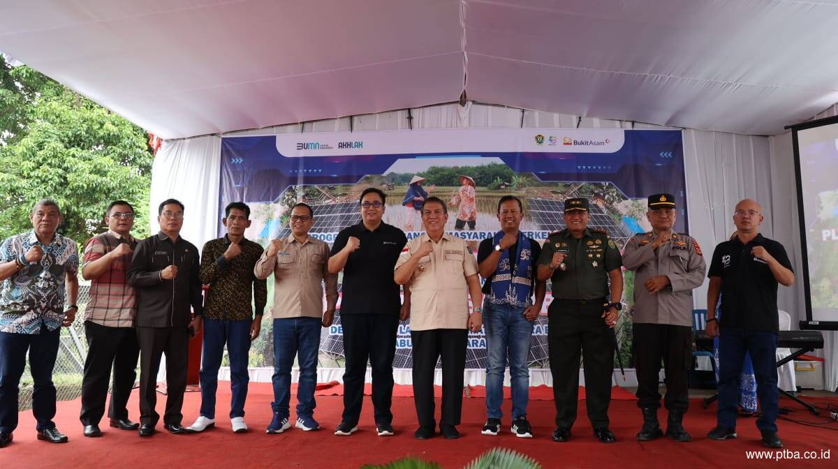 Bukit Asam (PTBA) Gencar Bangun PLTS untuk Pertanian