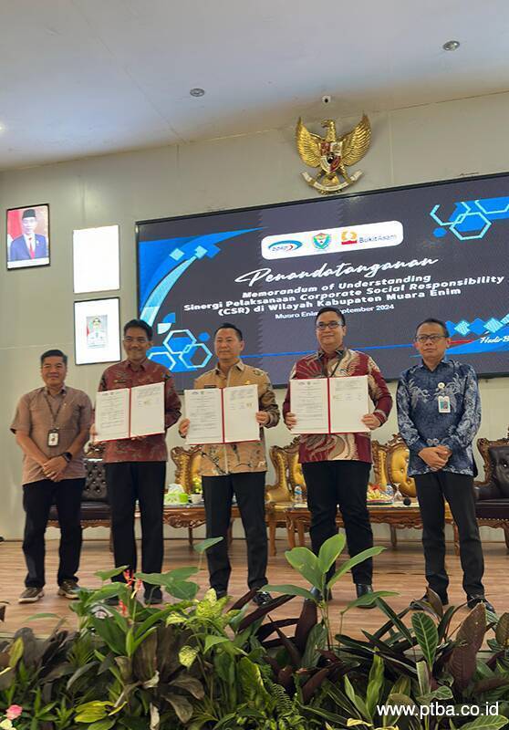 Sinergi Bukit Asam dengan BPKP Sumsel dan Pemkab Tingkatkan Akuntabilitas Program CSR