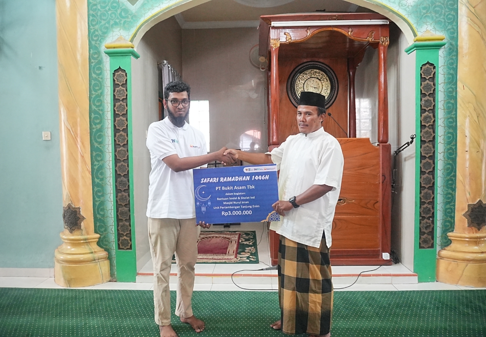 Sobat Aksi Ramadan 2025, 41 Relawan Bukit Asam (PTBA) Menebar Kebaikan di Tanjung Enim