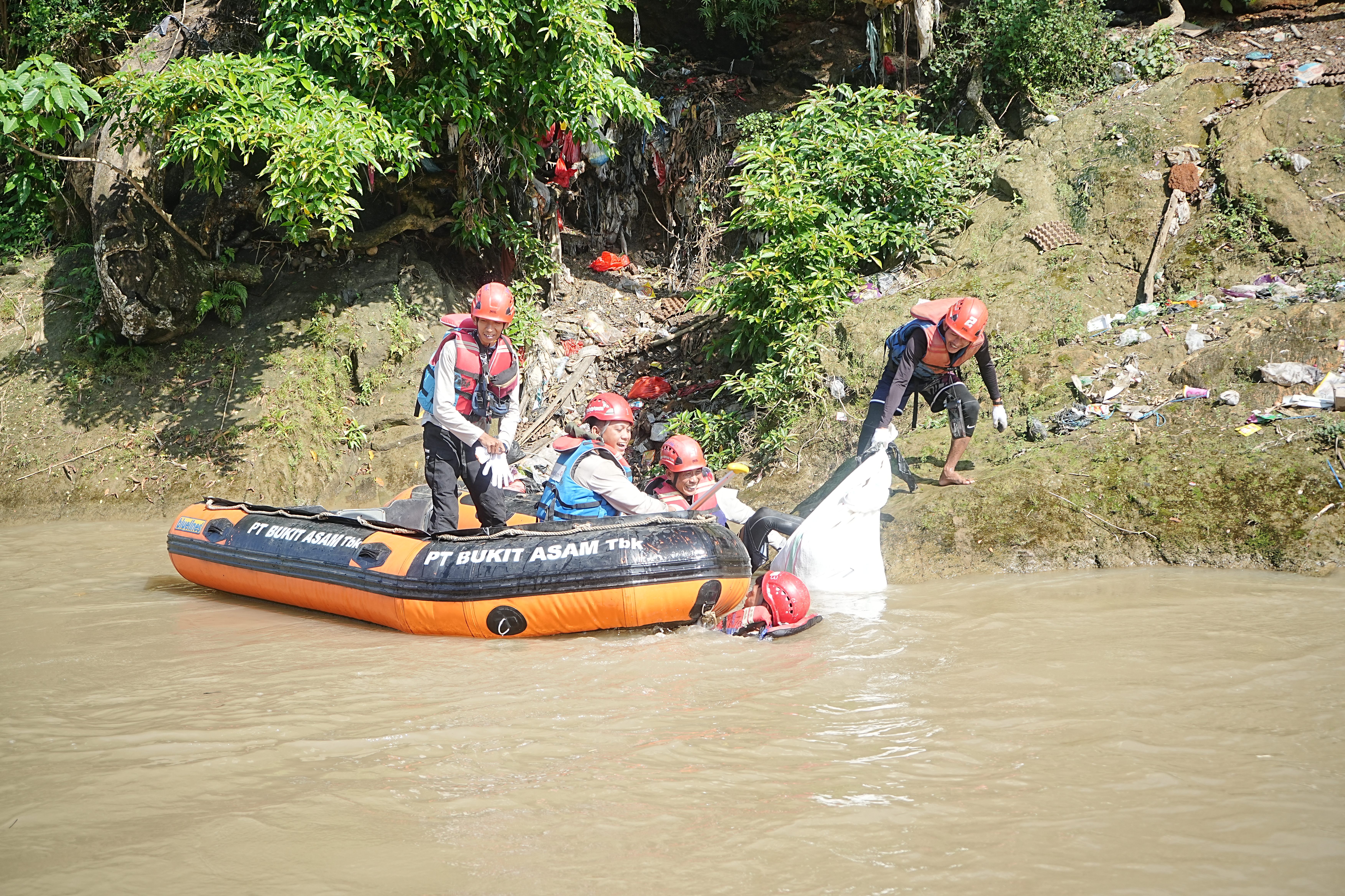 Bukit Asam Held River Work and Workshop on 