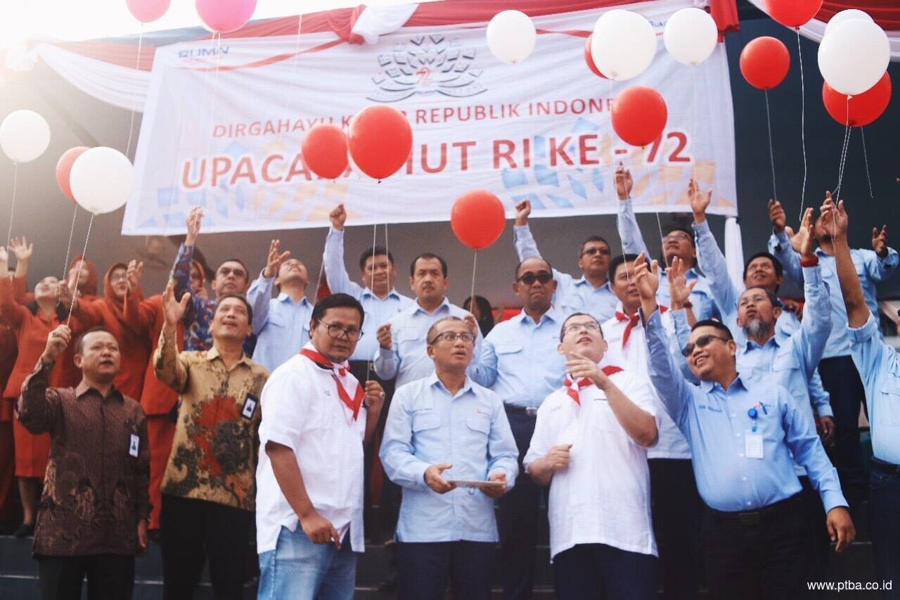 PTBA Semarakkan HUT Ke-72 Republik Indonesia