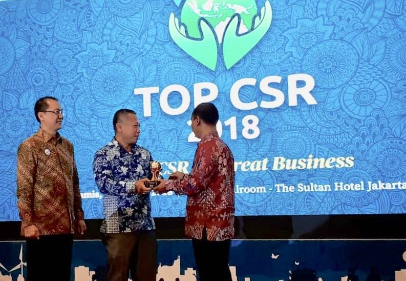 PTBA Raih Penghargaan TOP CSR 2018