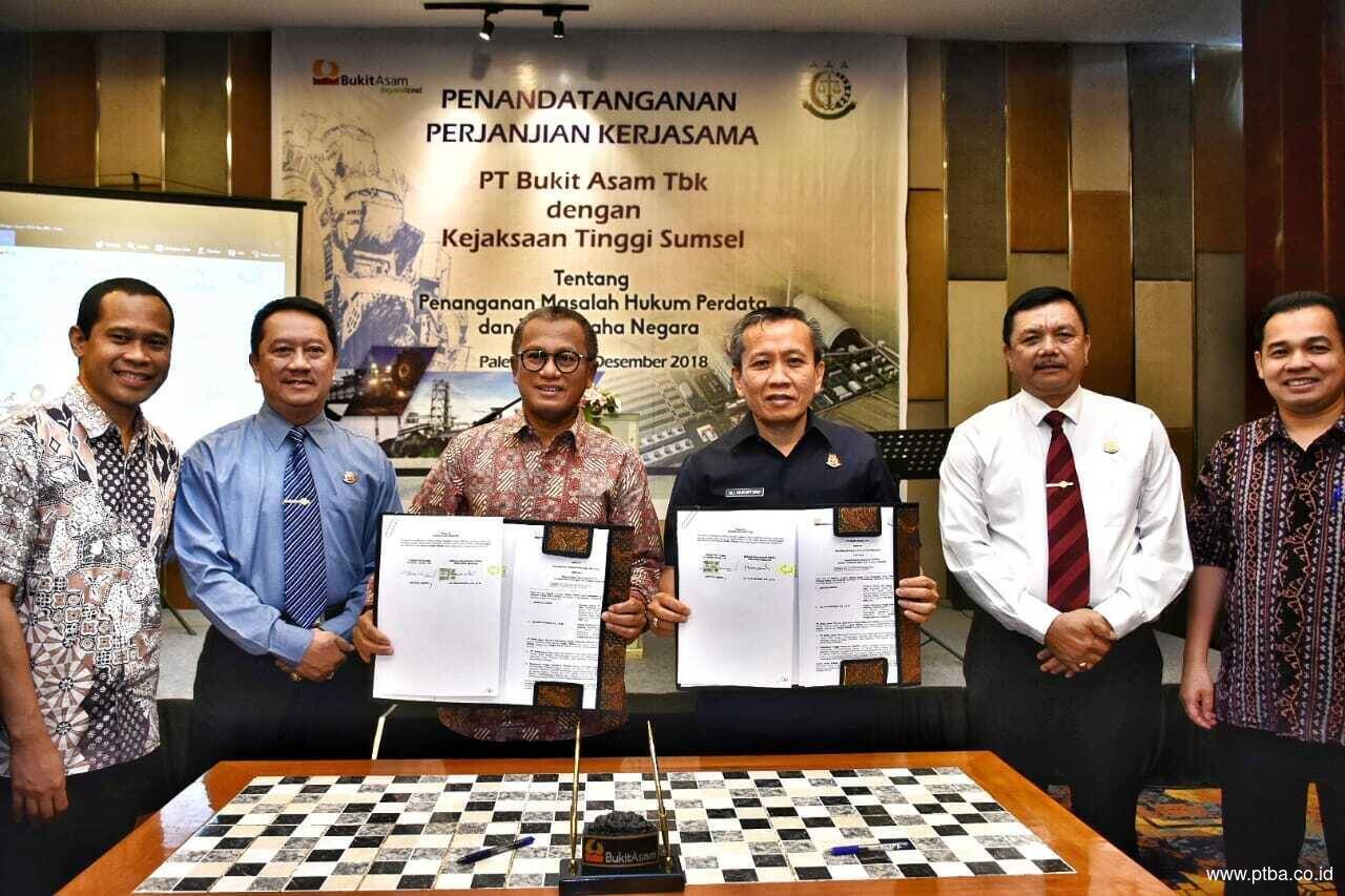 Pastikan Keamanan Hukum, PTBA Gandeng Kejati Sumsel