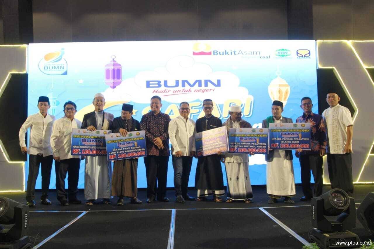 Bukit Asam, Kawasan Berikat Nusantara, dan Brantas Abipraya Selenggarakan BUMN Hadir Untuk Negeri di Lampung