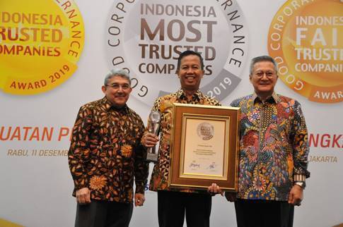 Bukit Asam Raih Indonesia Most Trusted Company