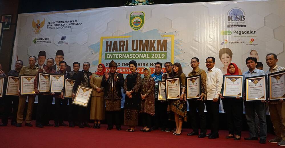 Bukit Asam Raih Penghargaan dalam Pengembangan UMKM di Sumatera Selatan