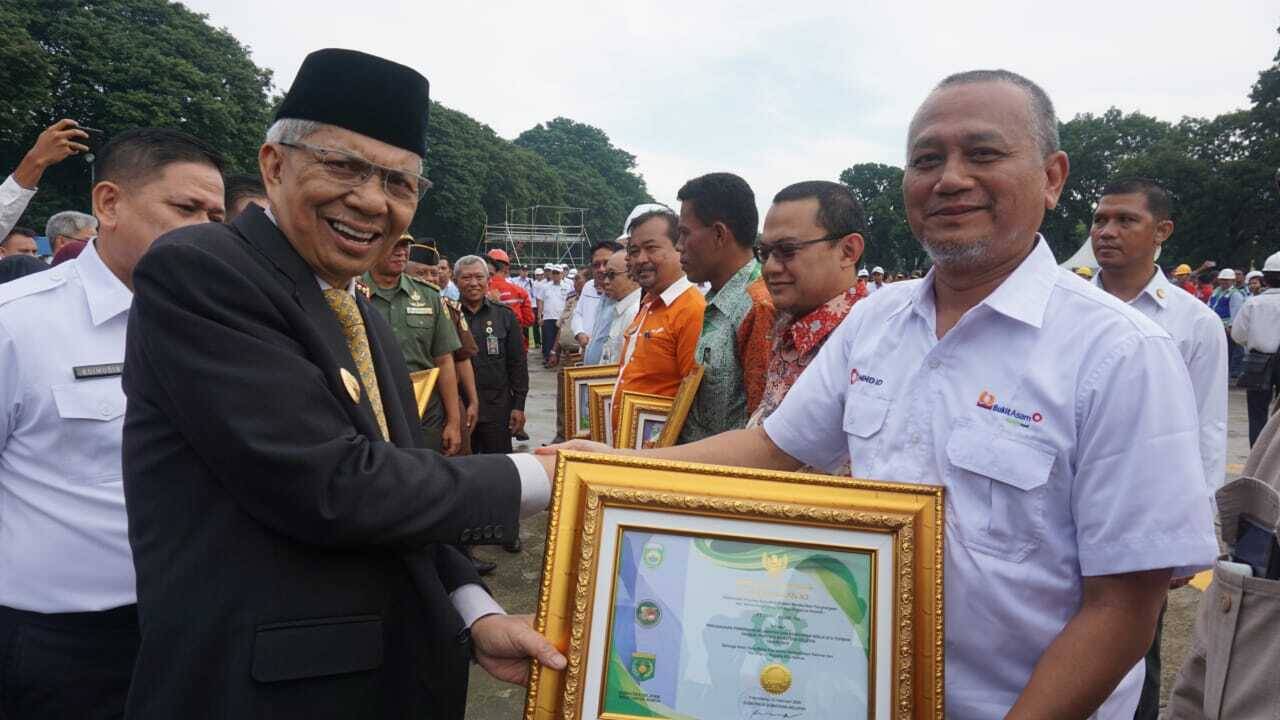 Bukit Asam Raih Penghargaan Pembina K3 Terbaik Tingkat Provinsi Sumatera Selatan