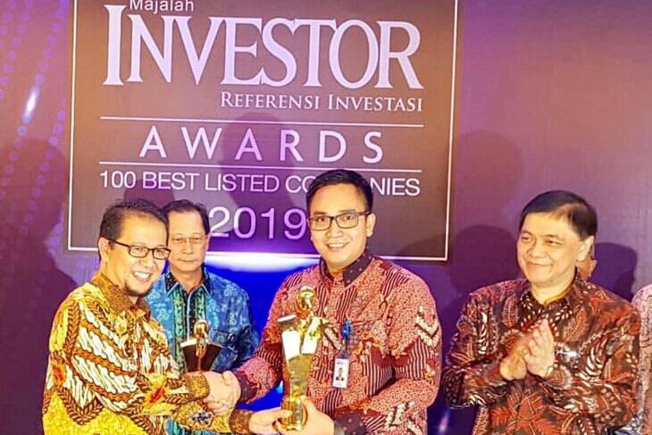 Bukit Asam Raih Penghargaan TOP Performance Listed Companies 2019