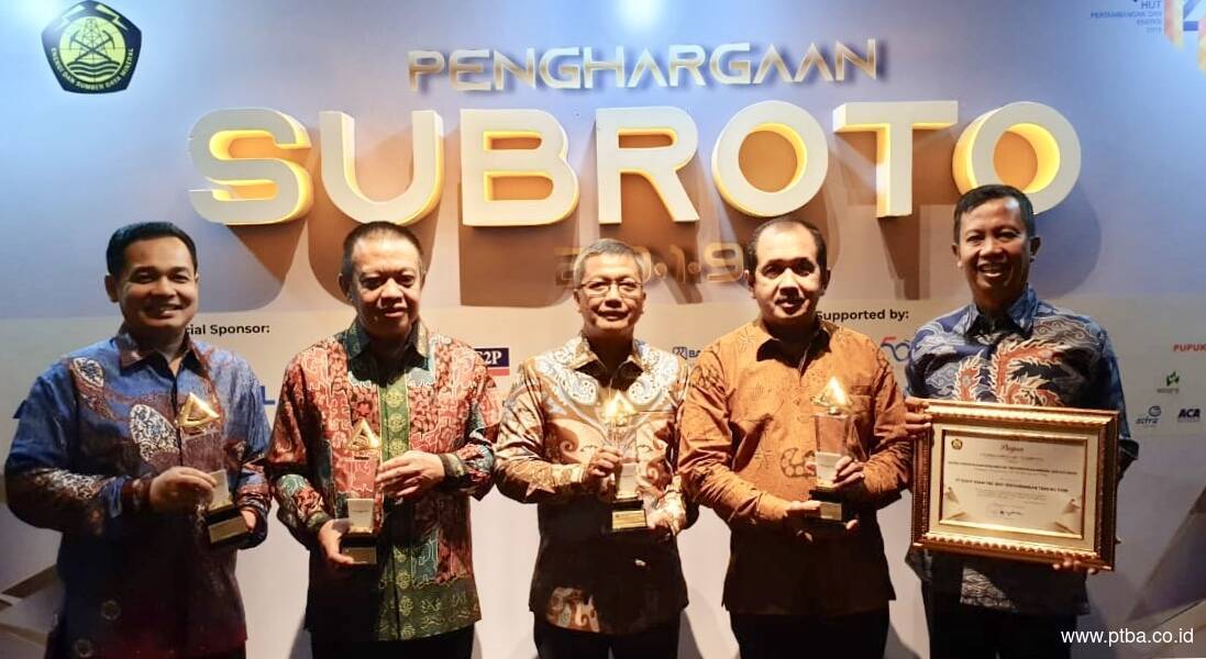 Bukit Asam Raih Tiga Penghargaan dalam Penghargaan Subroto