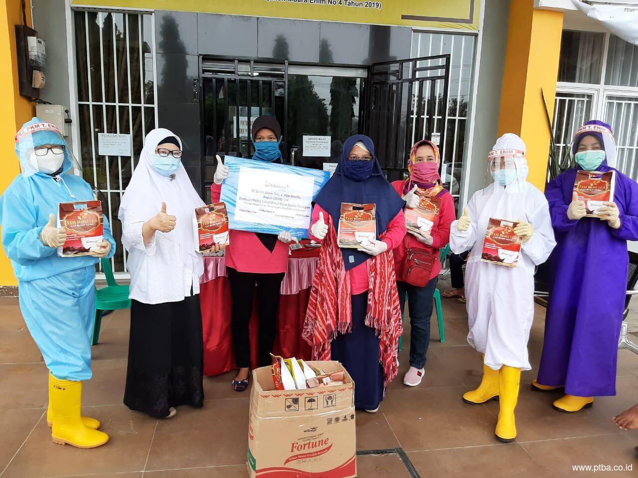 CSR Bukit Asam Berikan Apresiasi untuk Tenaga Medis