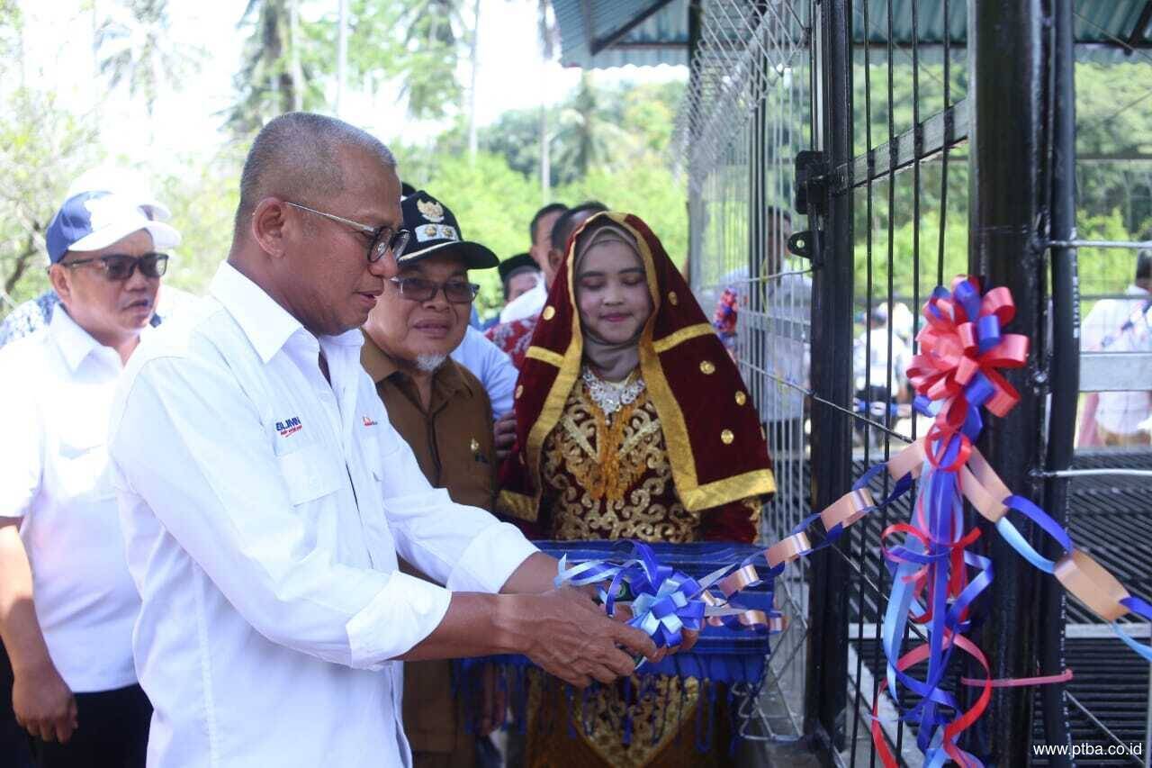 Dorong Perekonomian Warga, Bukit Asam Salurkan Bantuan  di Sumatera Barat