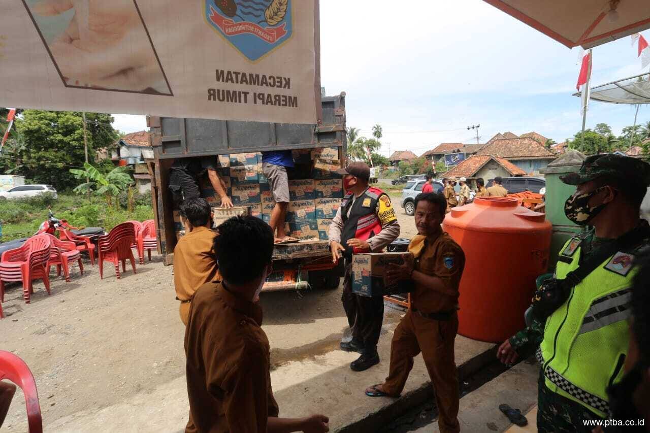 Ramadhan Berbagi, Bukit Asam Salurkan Bantuan Sembako