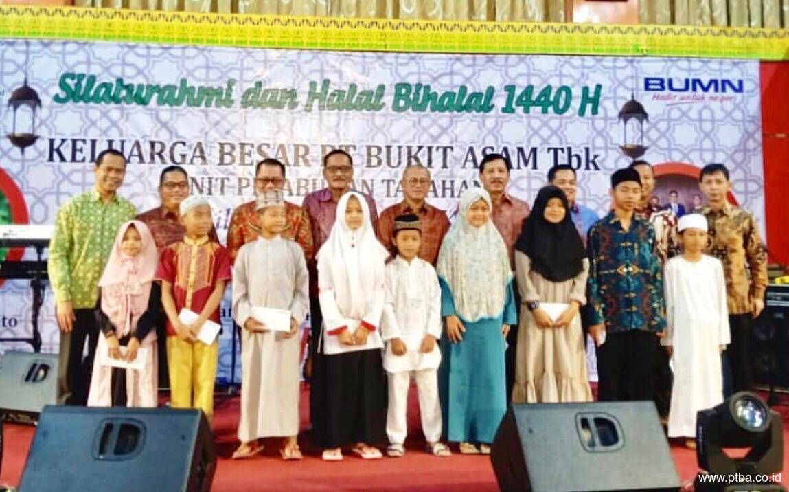 Silaturahmi Keluarga Besar Bukit Asam dalam halal Bihalal Idul Fitri 1440 H